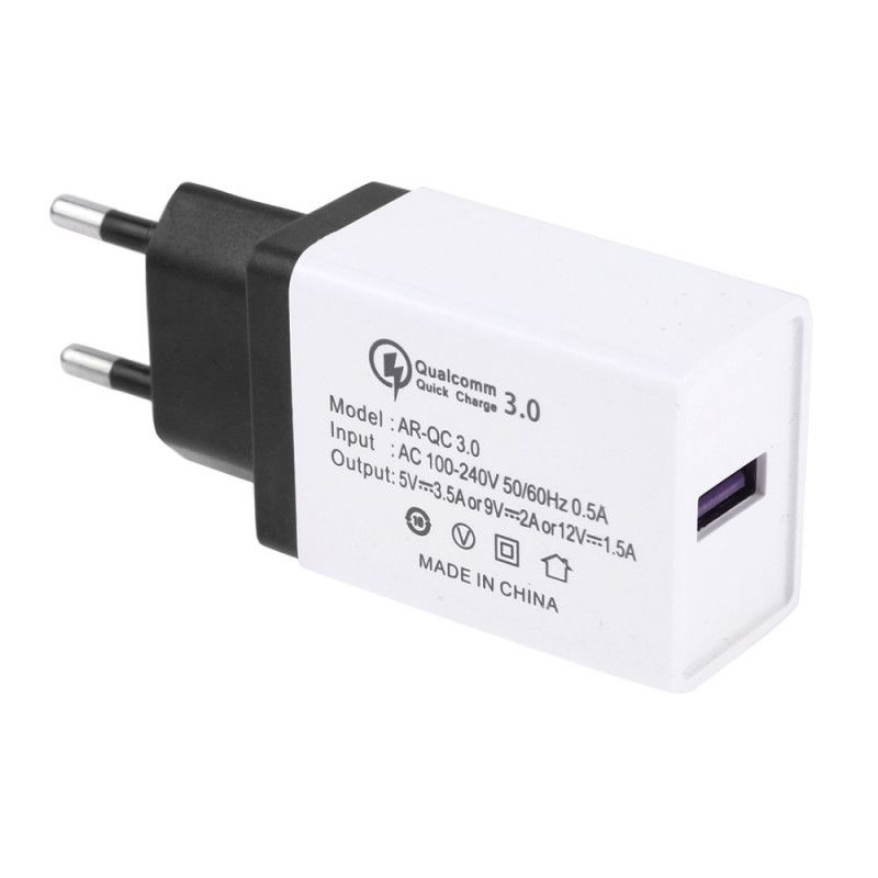 Adaptateur Chargeur Mural Usb Prise Eu