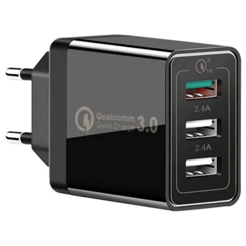 Adaptateur Chargeur Usb Rapide 3 Ports