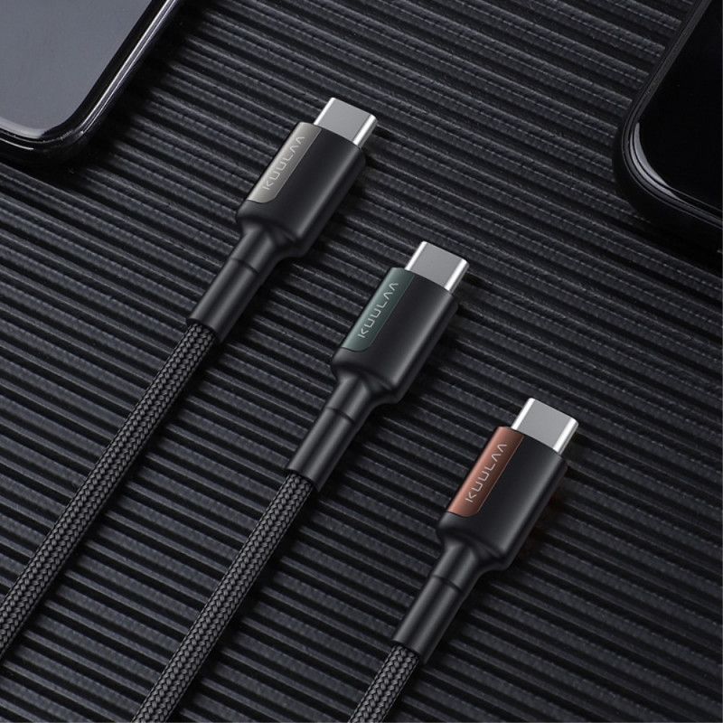 Câble De Recharge Usb-c Vers Usb-c 60w Kuulaa