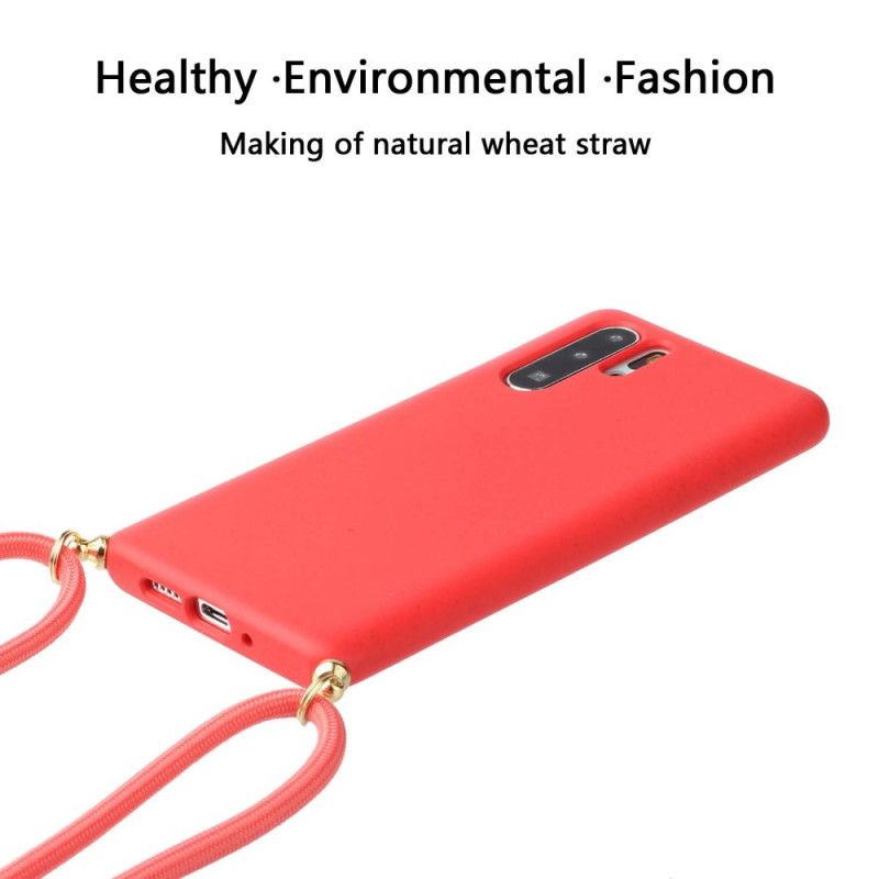 Coque Huawei P30 Pro Silicone Avec Cordon Coloré