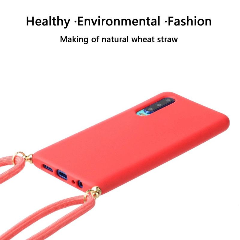 Coque Huawei P30 Silicone Avec Cordon Coloré