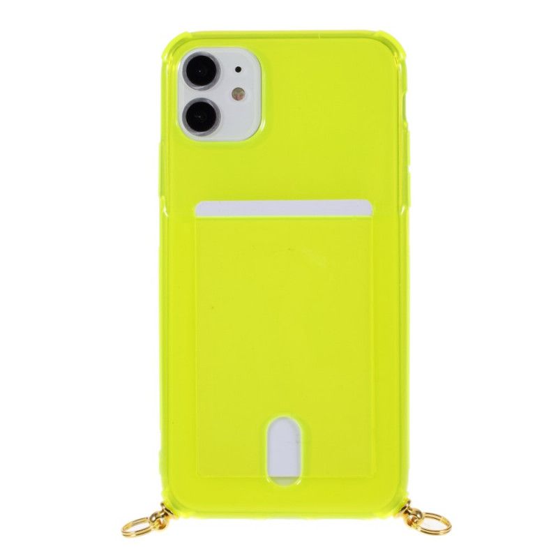 Coque iPhone 11 À Cordon Avec Porte-carte