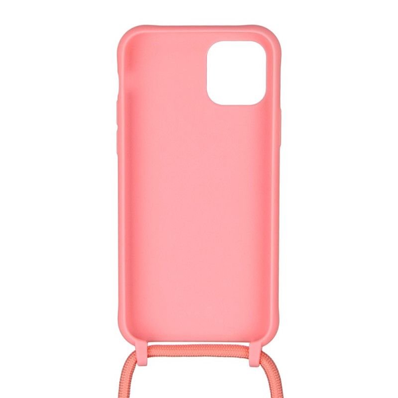 Coque iPhone 11 Pro Max À Cordon Silicone Flexible