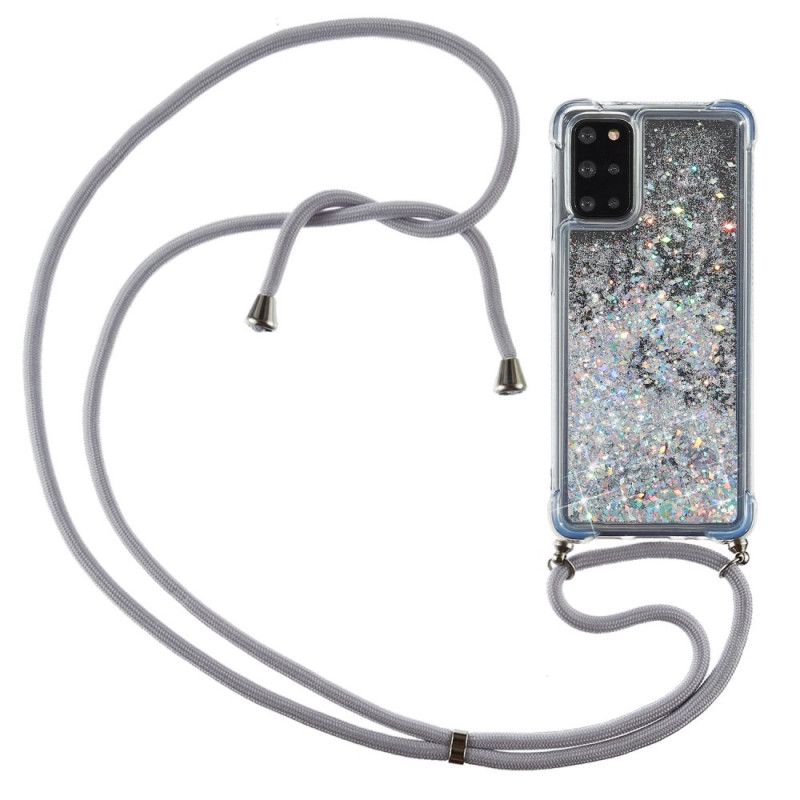 Coque Samsung Galaxy S20 Plus / S20 Plus 5g Paillettes Avec Cordon