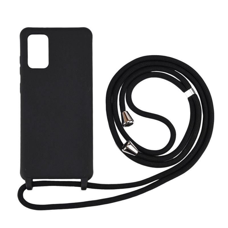 Coque Samsung Galaxy S20 Silicone Et Cordon