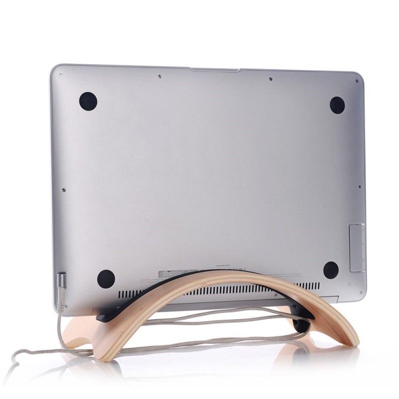 Support Bookarc En Bois Naturel Pour Macbook