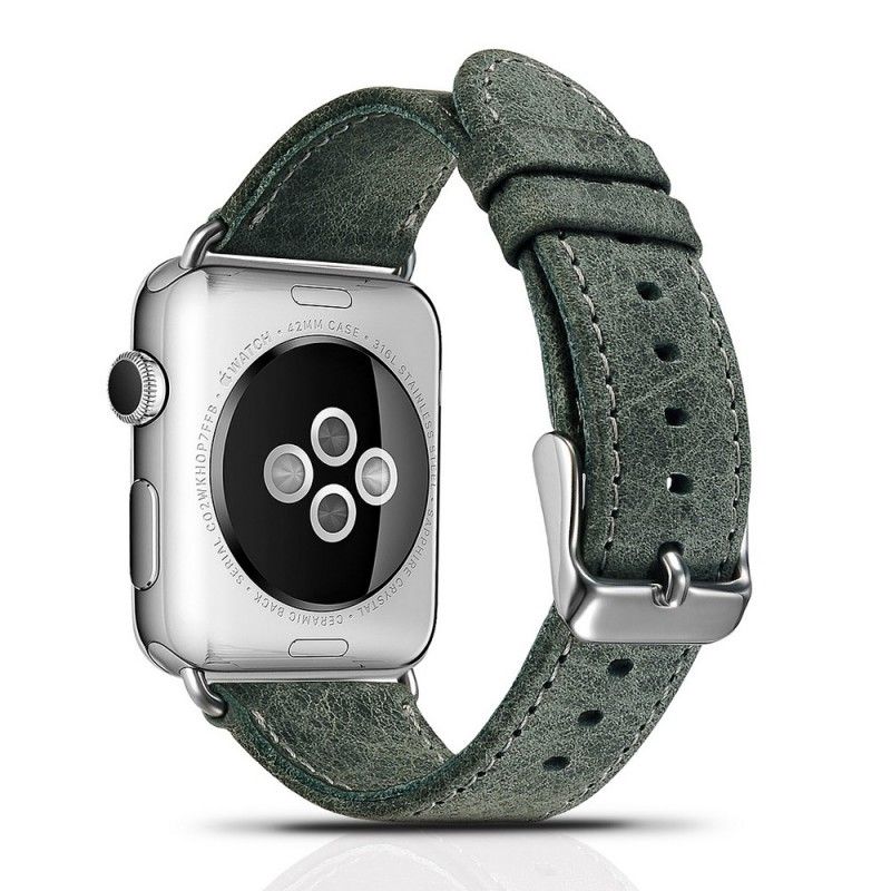 Bracelet Apple Watch 38 Mm En Cuir - Peau De Serpent
