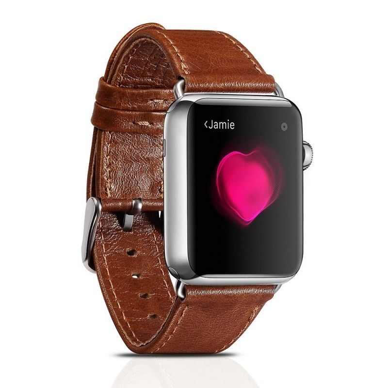 Bracelet Apple Watch 38 Mm En Cuir - Peau De Serpent