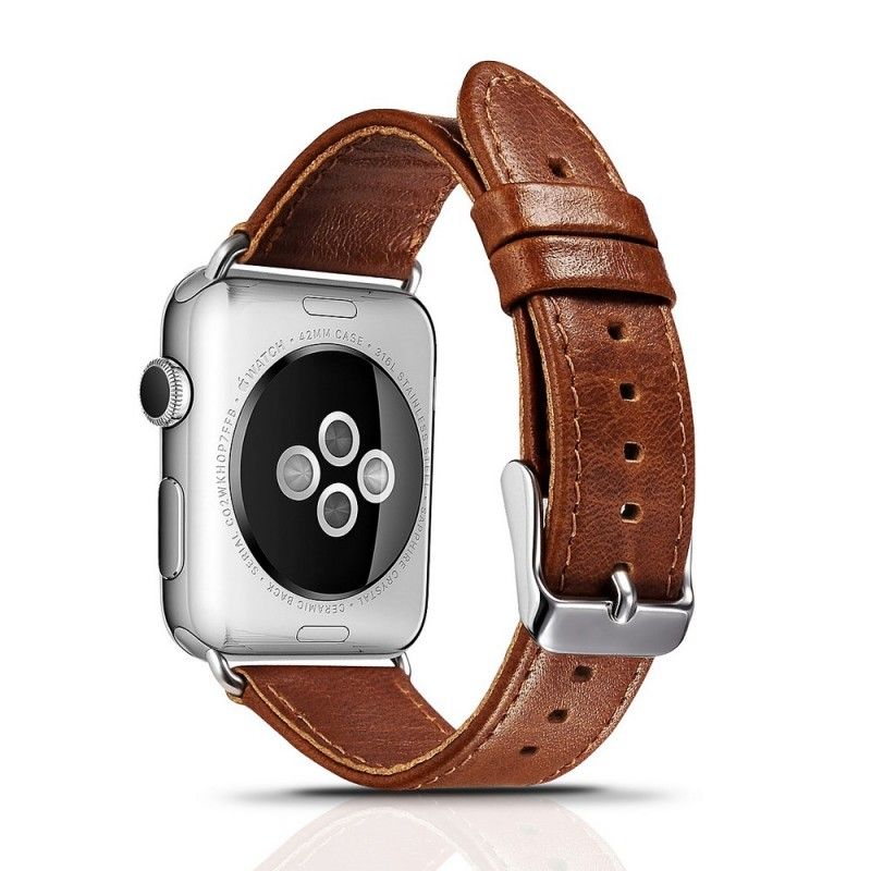 Bracelet Apple Watch 38 Mm En Cuir - Peau De Serpent