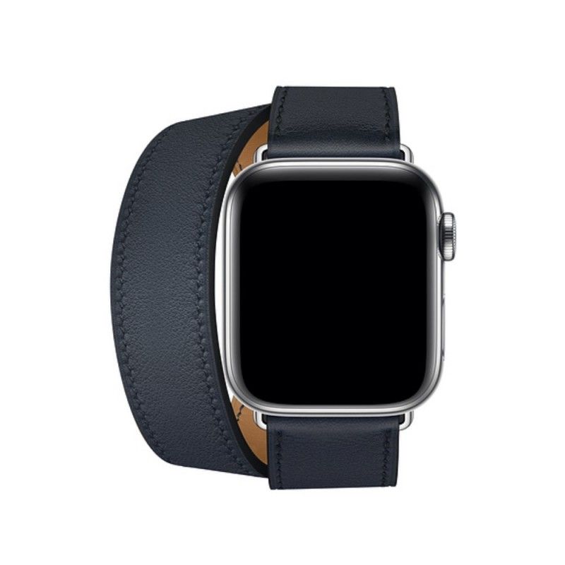 Bracelet Apple Watch 40/38 Mm Cuir Double Tour Couleurs