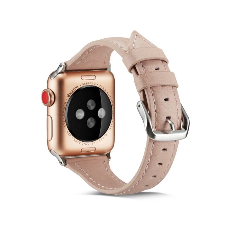 Bracelet Apple Watch 40/38 Mm Cuir Ultra Fin