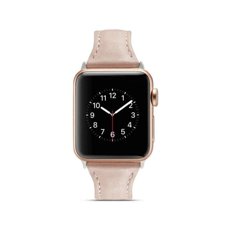 Bracelet Apple Watch 40/38 Mm Cuir Ultra Fin