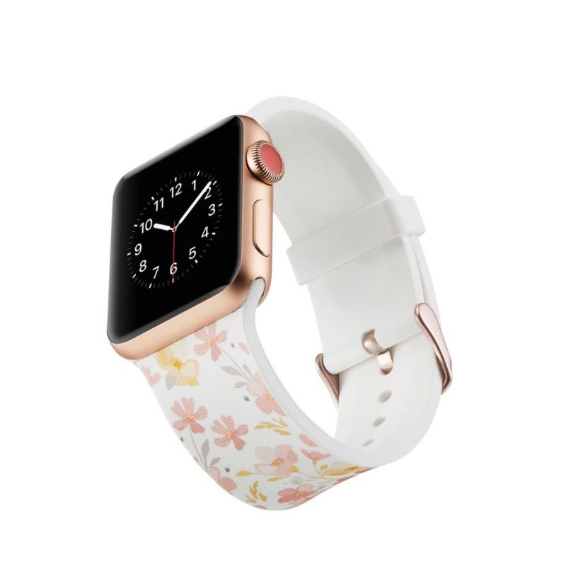 Bracelet Apple Watch 40/38 Mm Fleurs Élégantes