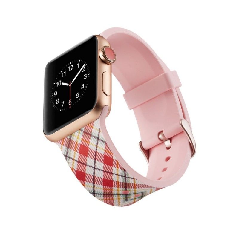 Bracelet Apple Watch 40/38 Mm Motifs Écossais