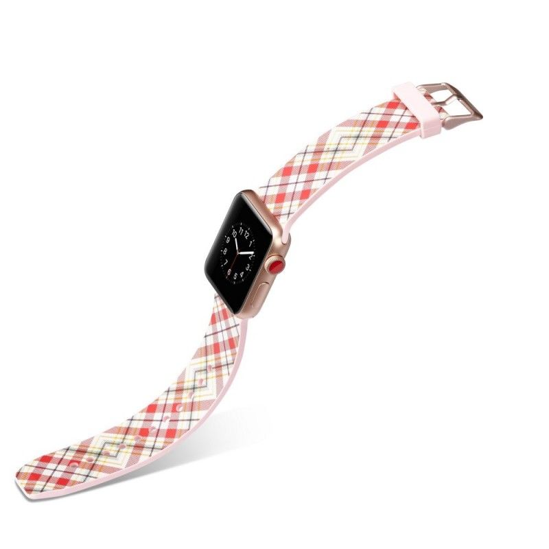 Bracelet Apple Watch 40/38 Mm Motifs Écossais