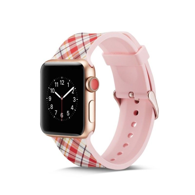 Bracelet Apple Watch 40/38 Mm Motifs Écossais