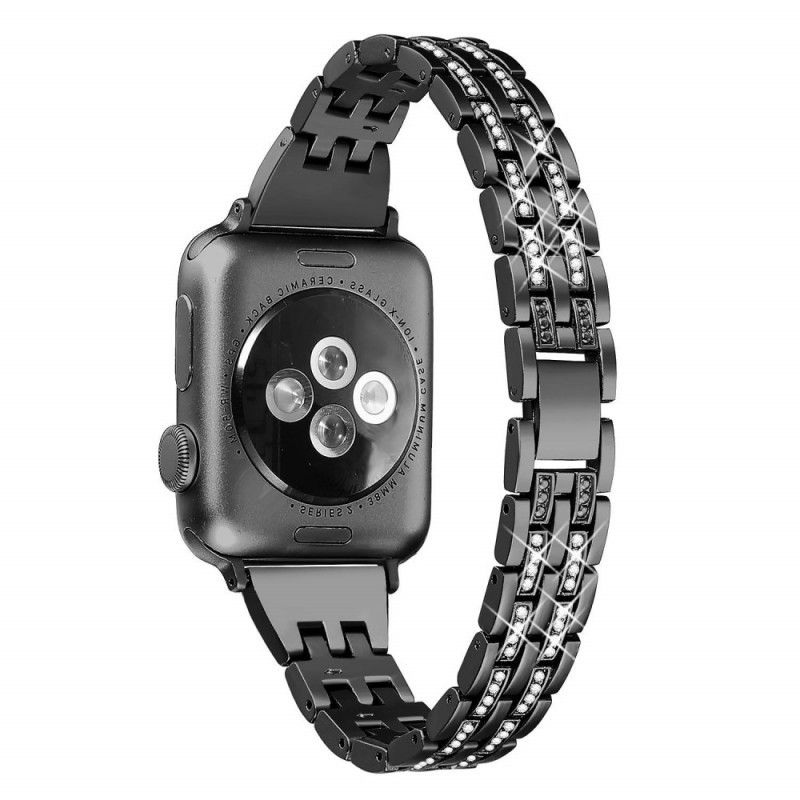 Bracelet Apple Watch 40/38 Mm Stainless Et Strass