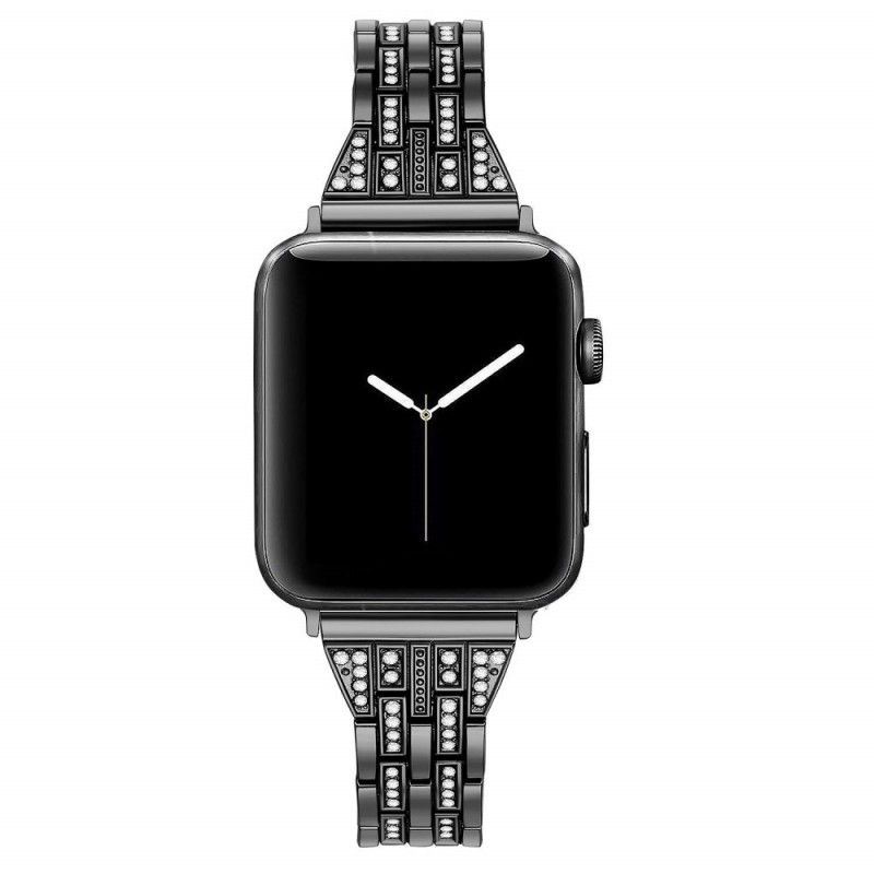 Bracelet Apple Watch 40/38 Mm Stainless Et Strass