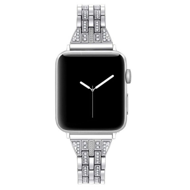 Bracelet Apple Watch 40/38 Mm Stainless Et Strass