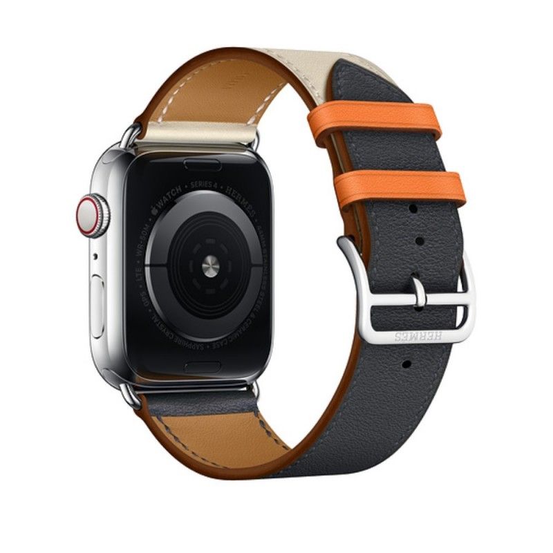 Bracelet Apple Watch 44/42 Mm Cuir Couleurs Éclatantes