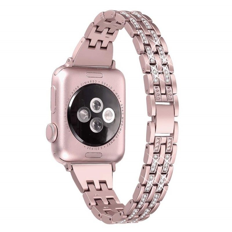 Bracelet Apple Watch 44/42 Mm Stainless Et Strass