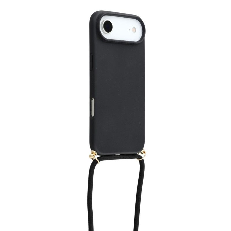 Coque à Cordon iPhone Air Silicone et Paille de Blé