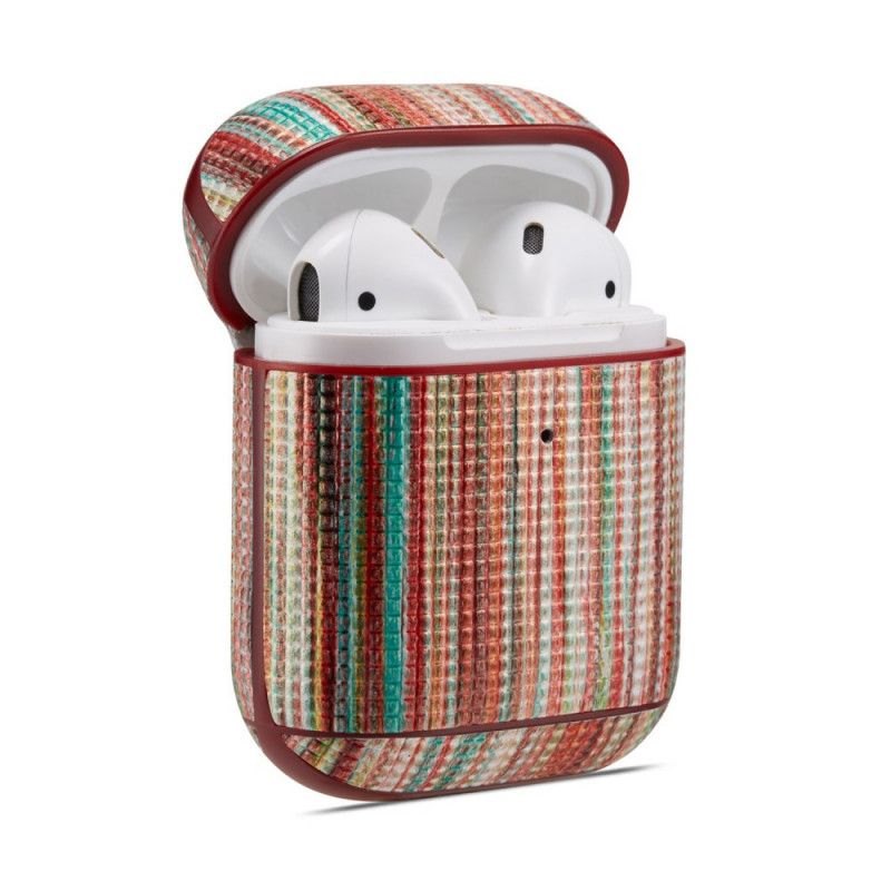 Coque Airpods Cuir Véritable Colors