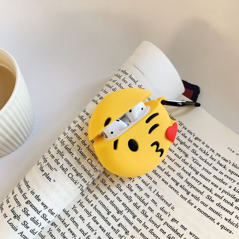 Coque Airpods Emoji Avec Mousqueton