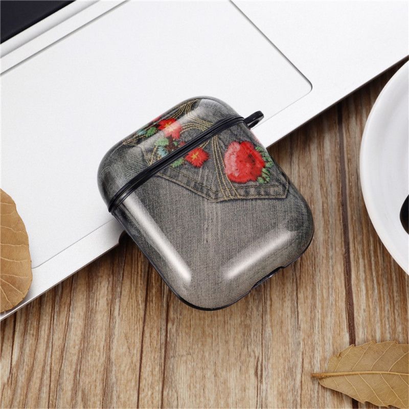 Coque Airpods Plastique Design Jeans