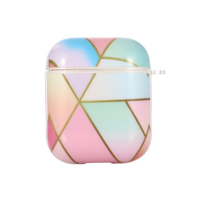 Coque Airpods Plastique Design Marbre