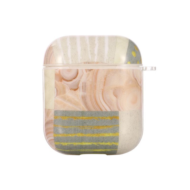 Coque Airpods Plastique Design Marbre