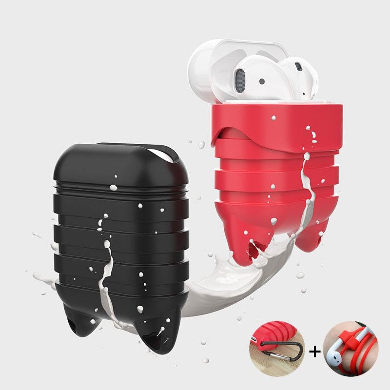 Coque Airpods Pro Chat Avec Mousqueton Et Cordon Anti-perte