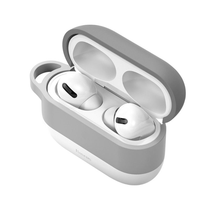 Coque Airpods Pro Cloud Style Avec Mousqueton Baseus