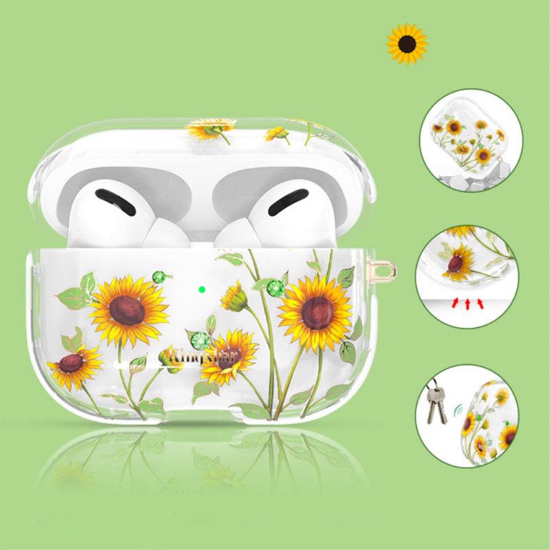 Coque Airpods Pro Fleurs Lumineuses Swarovski Kingxbar