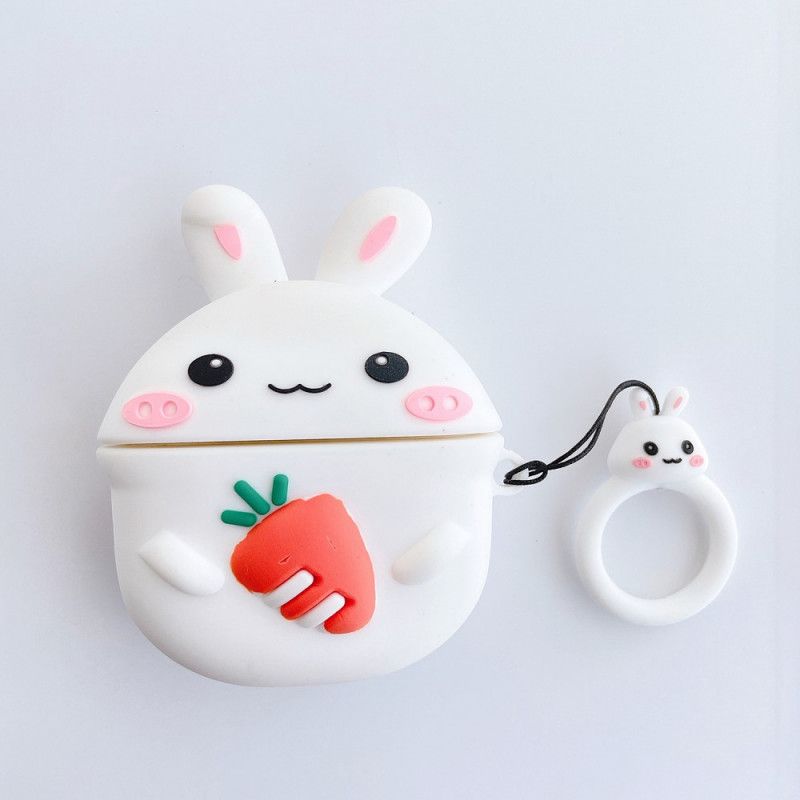 Coque Airpods Pro Lapin 3d Avec Anneau