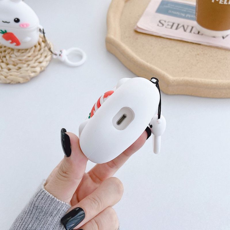 Coque Airpods Pro Lapin 3d Avec Anneau