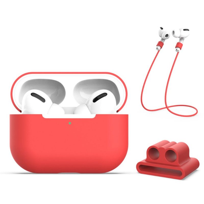 Coque Airpods Pro Silicone Avec Cordon Écouteurs