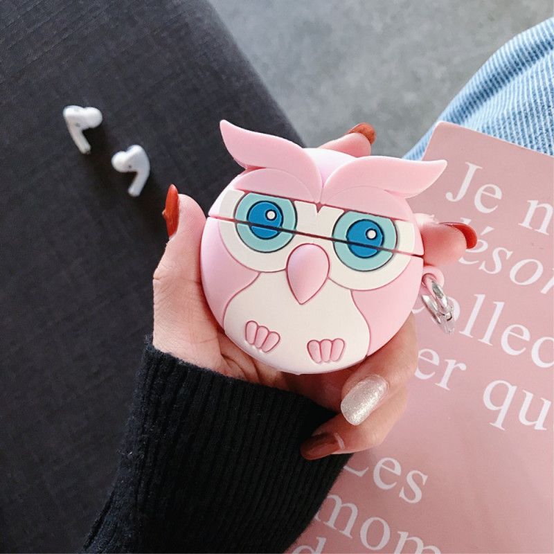 Coque Airpods Pro Silicone Hibou