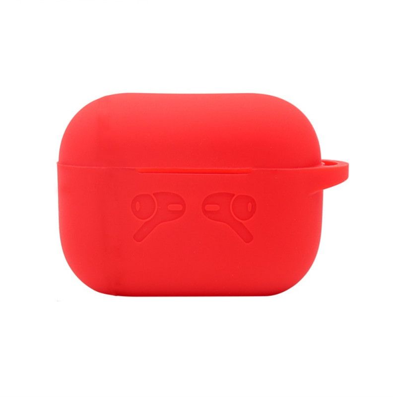 Coque Airpods Pro Silicone Pure Colors Avec Mousqueton