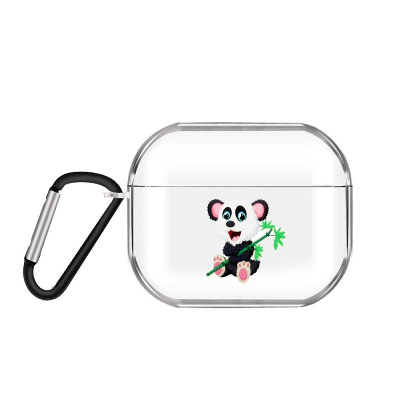 Coque Airpods Pro Silicone Transparent Série Animaux Sauvages