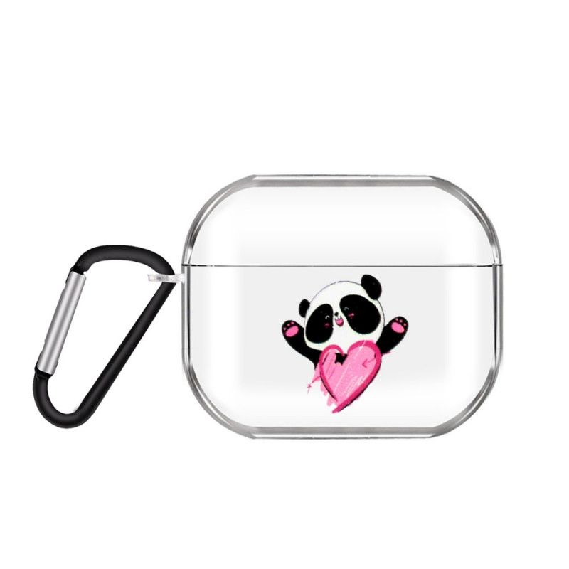 Coque Airpods Pro Silicone Transparent Série Animaux Sauvages