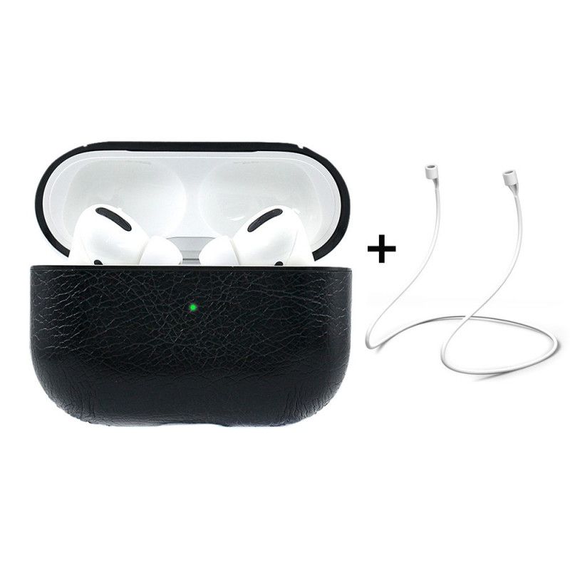 Coque Airpods Pro Simili Cuir Avec Cordon Hat Prince