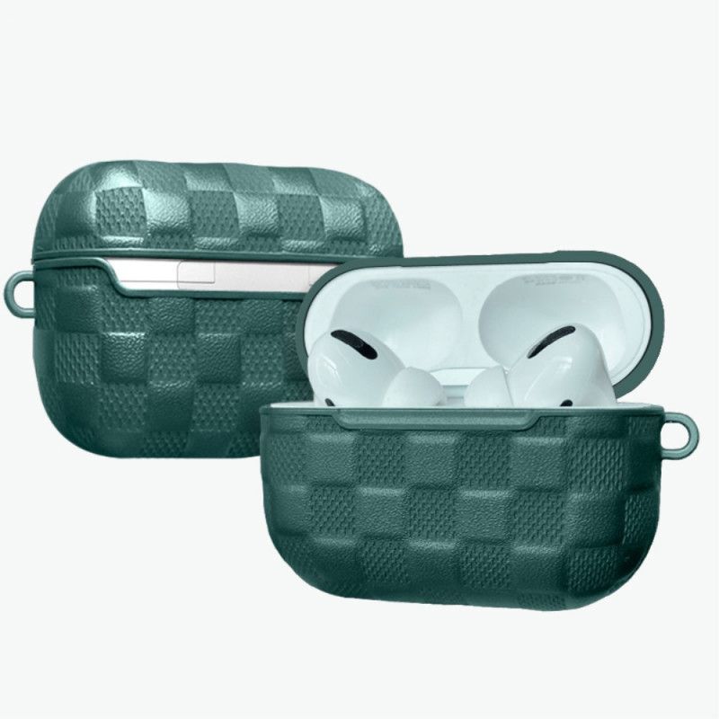 Coque Airpods Pro Simili Cuir Texturé