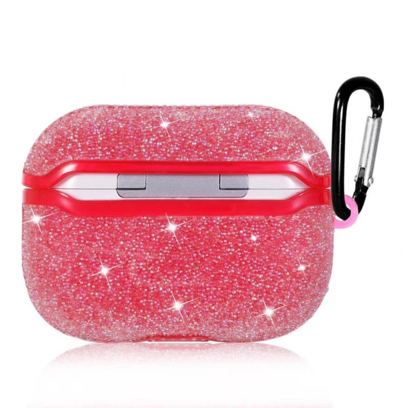 Coque Airpods Pro Strass Diamants Avec Mousqueton