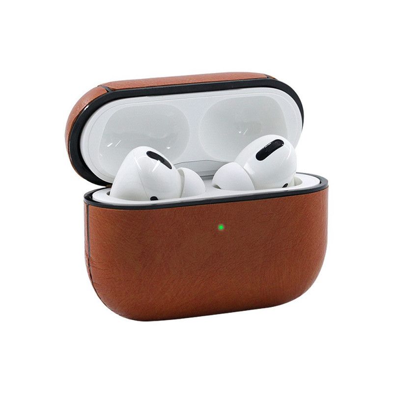 Coque Airpods Pro Style Cuir Avec Mousqueton