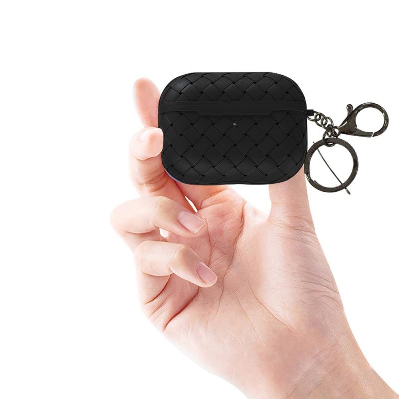 Coque Airpods Pro Tissée Nxe Avec Porte-clés Et Mousqueton