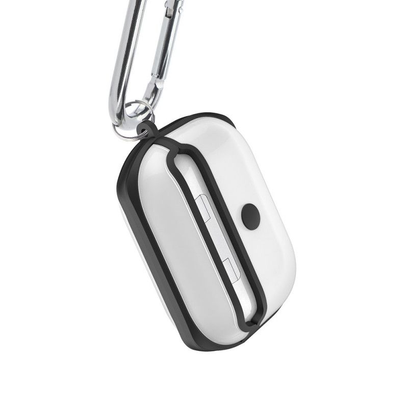 Coque Airpods Pro Transparente Bicolore Mate