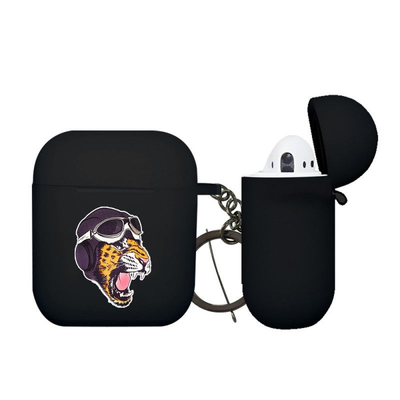 Coque Airpods Série Animal Nxe Avec Mousqueton