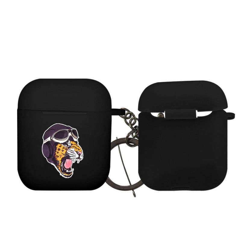 Coque Airpods Série Animal Nxe Avec Mousqueton