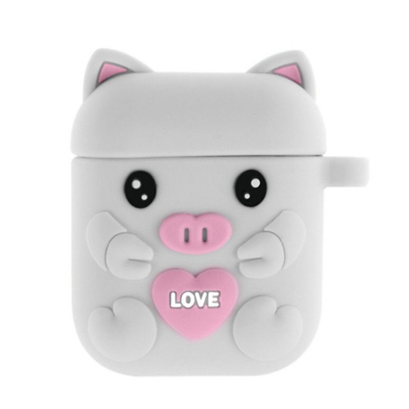 Coque Airpods Silicone Cochon Fun